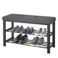 thumbnail image 3 of neatfreak! Fabric Upholstered Shoe Storage Bench, 3 of 5