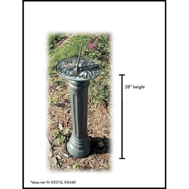 Rome Industries B19 Piédestal en Fonte pour Cadran Solaire