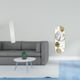 thumbnail image 2 of Pantalla De Lámpara De Pie De Papel Para Sala De Estar Y Espejo De Pared Decorativo Para Entrada, Pasillo, Armario, Lámpara De Pie, Cubierta De Luz, Pantalla, 2 of 8