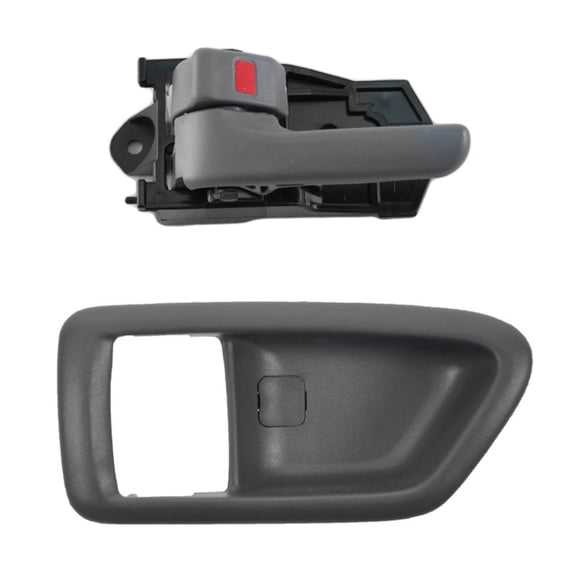 TRQ Gray Inside Inner Door Handle & Bezel Kit Driver Side LH for 97-01 Camry DHA38996
