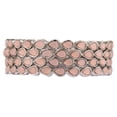 thumbnail image 3 of Efulgenz Crystal Tear Drop Peach Color Bangle Bracelet Indian Oxidized Jewelry Boho Bohemian Faux Kundan Bangle Bridal Wedding Jewelry Indian Bangle Set for Women (4 Pcs) Size 2.4, 3 of 7