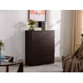 thumbnail image 2 of HOMETRENDS Commode à 4 Tiroirs pour Adulte, Enfant et Adolescent – Finition Noyer, 2 of 8
