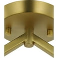 thumbnail image 5 of Progress Lighting, Vertex Collection, 1-Light Semi-Flush Mount, Brushed Gold, Clear Glass Shade, 5 of 10