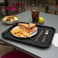 thumbnail image 4 of Cafe Plastic Fast Food Tray, 14" x 18", Black (Pack of 2), 4 of 6