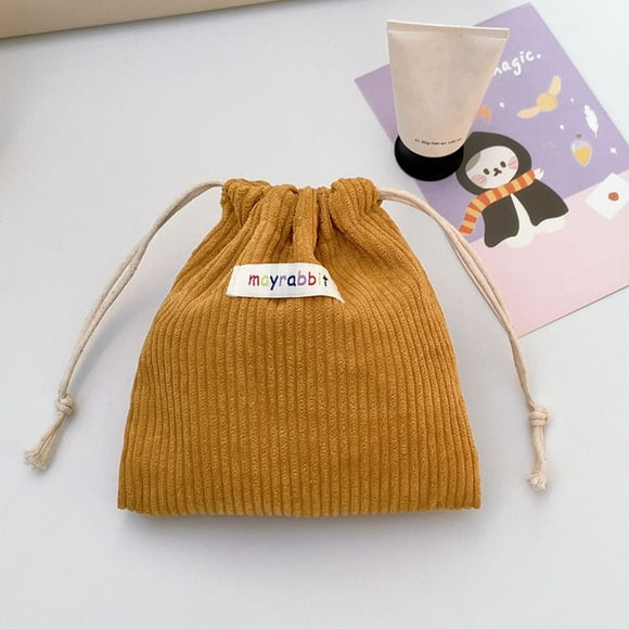 Baúles de almacenamiento, organizadores de armario y almacenamiento, organización y almacenamiento, organizador de cintas elásticas de pana para el cabello, bolsa de almacenamiento portátil para cosmé