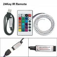 thumbnail image 2 of Amdohai DC5V 10W 2M 120 LEDs RGB Strip Light with Remote Control, 2 of 9