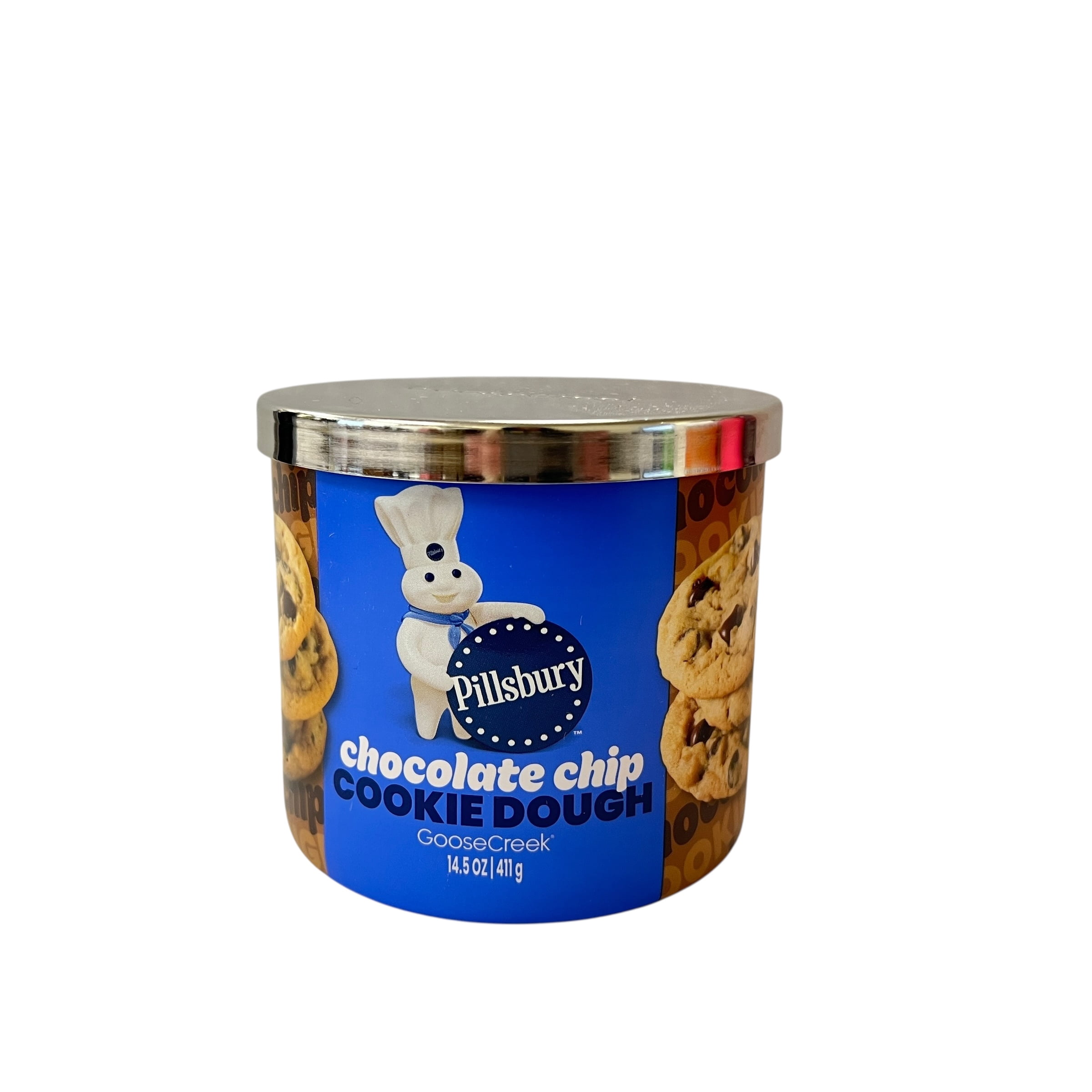 Goose Creek Chocolate Chip Cookie Dough Scented 3 Wick Candle 14.5 oz