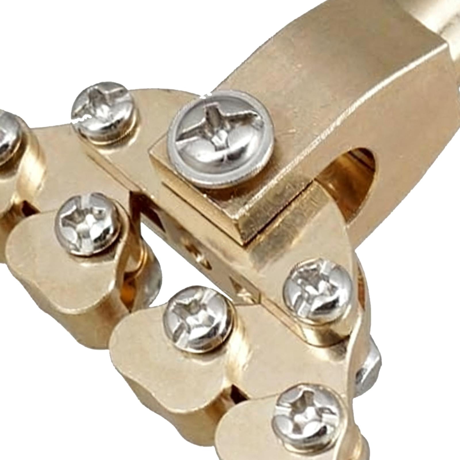 Guitar Fretboard Press Fractal Fret Press Brass Adaptive Tool for Acoustic Electric Guitar Luthiers and DIY Musicians