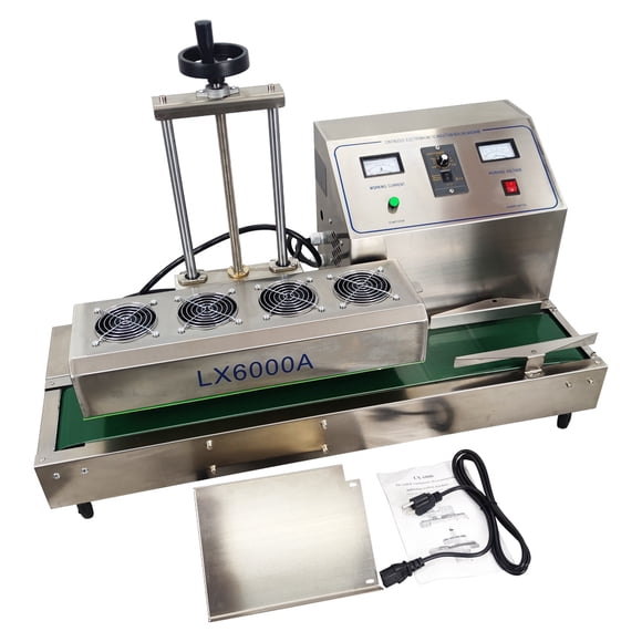 INTBUYING Automatic Continuous Electromagnetic Induction Cap Sealer Bottle Heat Jar Sealing Machine (LX6000)