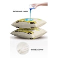 thumbnail image 4 of Pack of 2 Outdoor Pillow Covers, Rustic Truck with Yellow Lemon Wooden Board Waterproof Square Throw Pillowcase Cushion Decorative Pillow Covers for Couch Patio Tent, 26x26 in, 4 of 6