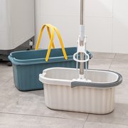 Koiauber Mop Bucket Rectangular Design Thickened PP Material Easy to Move Handle Storage Bucket