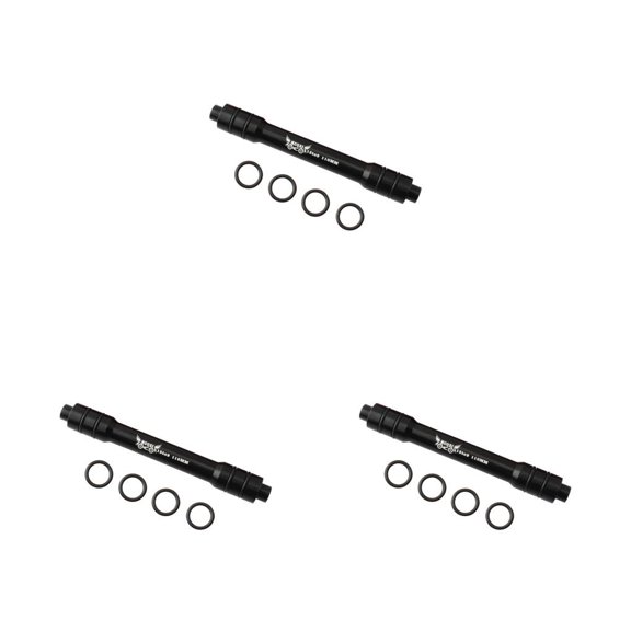 Eigraketly Adaptador de eje pasante de bicicleta aleación práctica 100MM eje de conversión Flexible tubo de montaña adaptador de liberación rápida Type1 NO1 Eigraketly CBP489171
