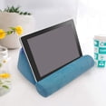 thumbnail image 2 of Tablet Pillow Holder Stand Book Rest Reading Support Cushion For Home Bed Sofa Multi-Angle Soft Pillow Lap Stand, Blue, 2 of 12