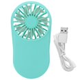 thumbnail image 1 of Mini ventilador de bolsillo con ajuste de 3 velocidades ventilador de carga USB portátil para viajes al aire libre azul, 1 of 8