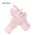 thumbnail image 3 of Guantes de encaje floral estilo años 20 para boda, fiesta de ópera, guantes de encaje elásticos, tamaño adulto, 3 of 6