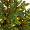 thumbnail image 5 of Nearly Natural 3.5' Fir Artificial Christmas Tree in Planter, Prelit with 150 Clear Lights, 5 of 7