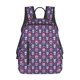 thumbnail image 1 of Balery leaf flower Skull colorful Mochila ligera para hombre y mujer: duradera e impermeable, ideal para la escuela, el trabajo, viajes y uso diario., 1 of 7