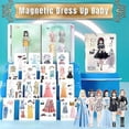 thumbnail image 3 of Magnetic Dress Up Baby, Magnetic Princess Dress Up Paper Doll Magnet Dress Up Games, Pretend Travel Playset Toy Dress Up Dolls For Girls Gifts, 3 of 4