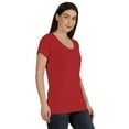 thumbnail image 2 of Inkmeso Inkmeso Womens Scoop-Neck T-shirt Short Sleeve Summer Basic Tee, 2 of 7