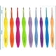 thumbnail image 4 of 9-Pack New Candy Color Crochet Hooks Non-Slip Crochet Hooks Colored Knitting Sticks Sweater Yarn Toothbrush Handle Crochet Hooks, 4 of 4
