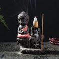 thumbnail image 3 of Pequeño monje incienso incienso estufa 20pcs conos de incienso 1pcs quemador Buddha estufa Hugtrwg Para estrenar, 3 of 7