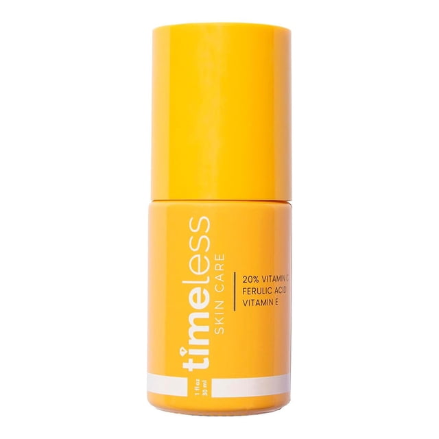 TIMELESS - Vitamina C Serum Facial 20% + Ácido Ferúlico y Vitamina E para SKIN CARE 30 ml