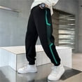 thumbnail image 4 of Glisme Boys Pants Kids Joggers Sweatpants For Boys Comfort Athletic Casual Pant Elastic Sporty Pants For Children Youth Black Lightweight Trousers Size 4-5 Years, 4 of 9