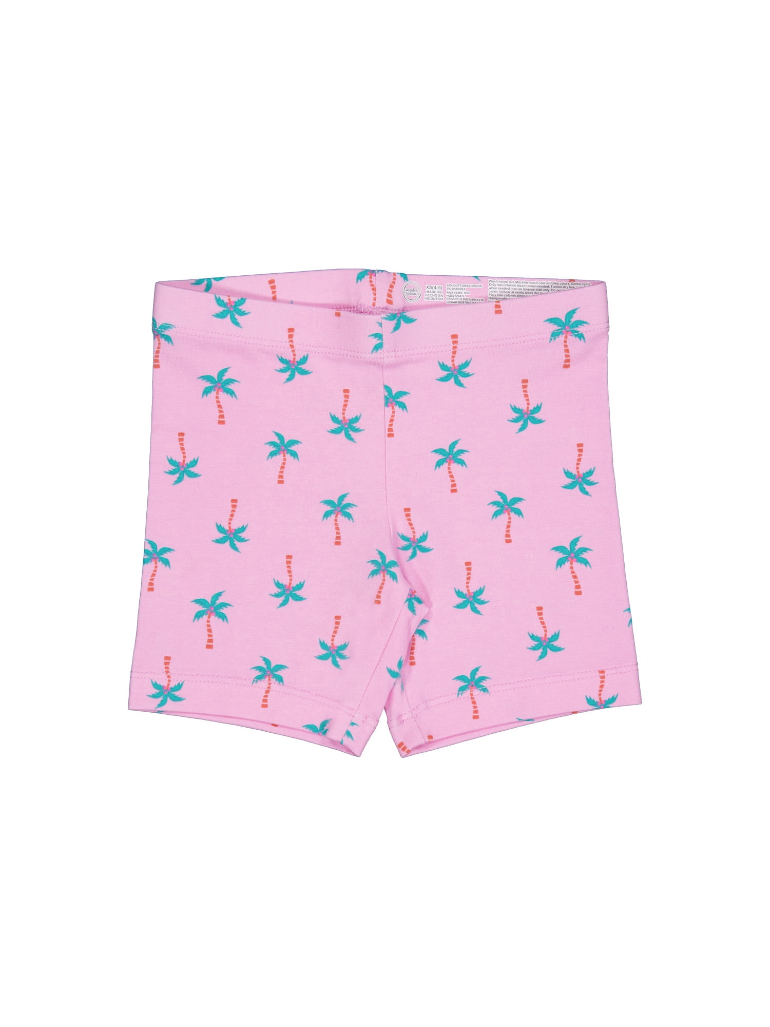 Wonder Nation Girls Bike Short, 2-Pack, Sizes 4-18 & Plus