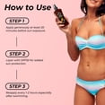 thumbnail image 4 of Aceite bronceador en aerosol con forma de zanahoria Jeallis, 240 ml, vegano, SPF 0, 4 of 4