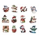 thumbnail image 2 of Adornos navideños, adornos navideños, regalos navideños, imán magnético navideño para refrigerador, muñeco de nieve, gnomo, decoración navideña, adhesivo magnético para puerta de garaje, imanes magnét, 2 of 9