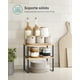 thumbnail image 5 of SONGMICS Estante para Especias, Juego de 2, Organizador de Armario, Especiero de Cocina Extensible, Negro y Natural, 5 of 5