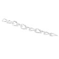 thumbnail image 2 of Cadena de aluminio de 10 metros para hacer bricolaje, atractiva, decorativa, elegante, para hacer joyas, color plata., 2 of 14