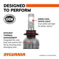 thumbnail image 2 of SYLVANIA 9012 LED - Fog Lights For Cars and Trucks - Headlight Bulbs for Off Road Powersports - 6000k Cool White LED Light - Long-Lasting Bulbs - No Polarity - DIY Upgrade, 2 of 9