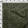 thumbnail image 2 of oneOone Cotton Poplin Olive Green Fabric Crocodile Animal Skin Diy Clothing Quilting Fabric Print Fabric By Yard 42 Inch Wide, 2 of 4