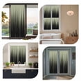 thumbnail image 7 of Sage Green Black Ombre Window Privacy Film, Modern Abstract Striped Gradient Static Cling UV Sun Blocking Heat Control Window Tint Day and Night, Non-Adhesive One Way Privacy Cover 17.7''x78.7'', 7 of 7