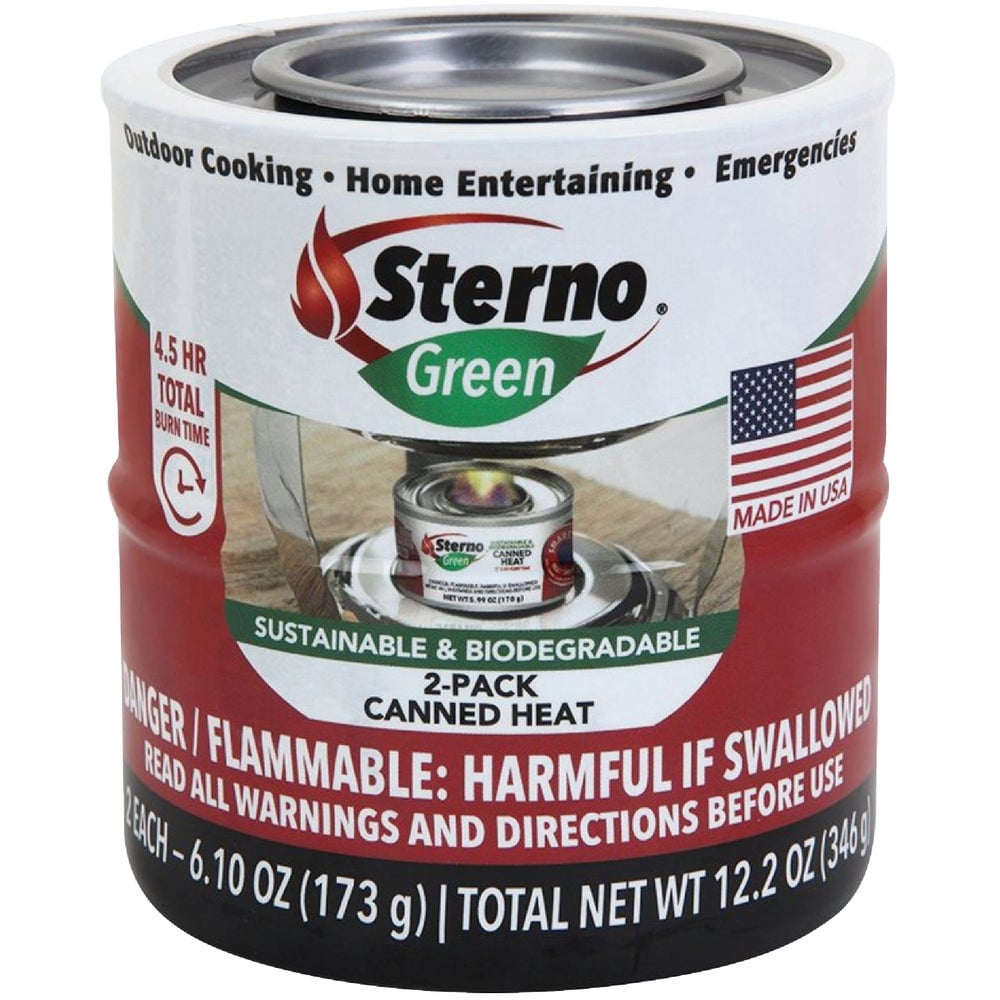 Sterno 12.2 Oz. Gel Canned Cooking Fuel (2Pack)