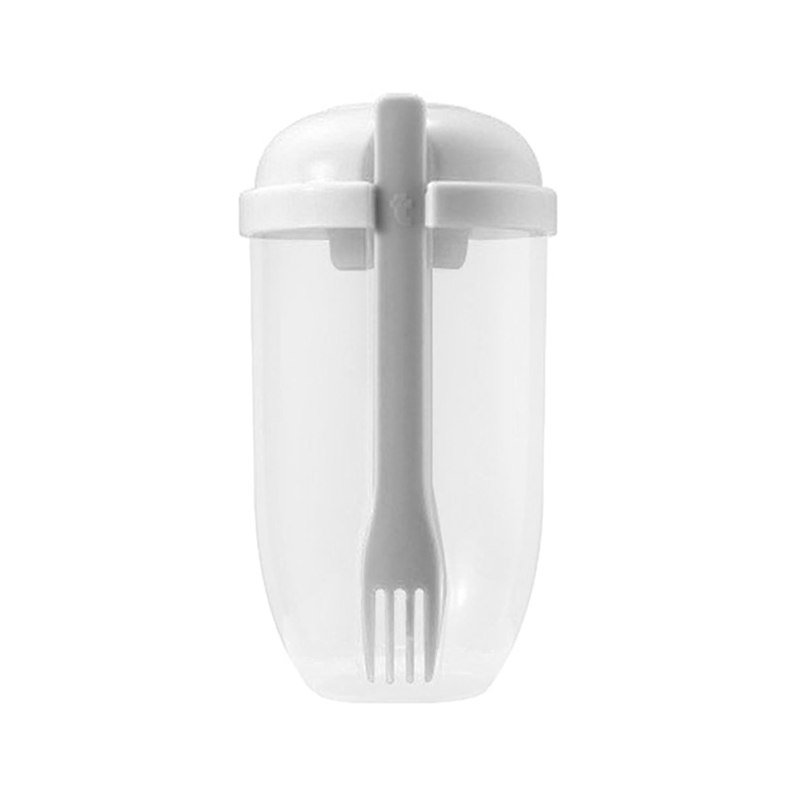 Salad Meal Shaker Cup With Fork And Salad Dressing Holder,Fresh Salad