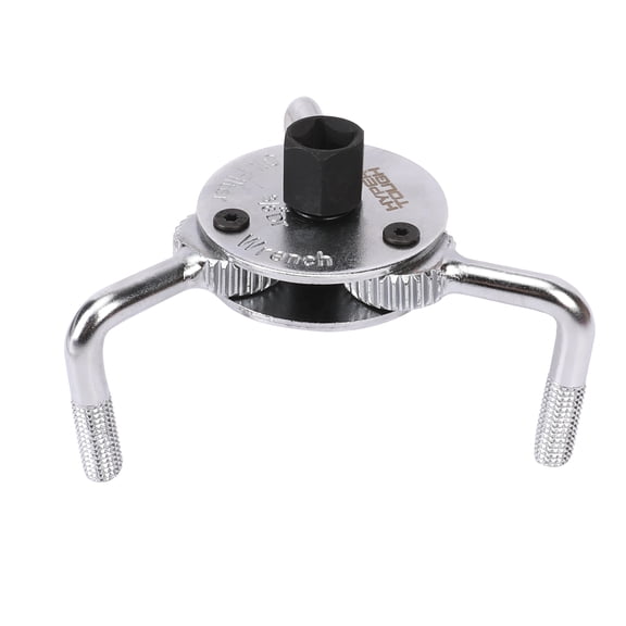Hyper Tough Large Adjustable 3-Jaw Oil Filter Wrench, Universal Removal Tool, 2-3/4 to 4-1/2 inch