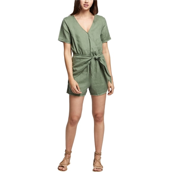 Sanctuary Clothing Womens Wrap Romper Mono, Verde, X-Large