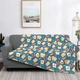 thumbnail image 2 of Fotbe Eggs Toast Bacon And Arugula Manta de Franela con Estampado, Manta Ultrasuave para Cama, Sofá, Auto, Hipoalergénica y Antibolitas-50"x40", 2 of 6