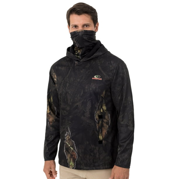 hoodie with built in neck gaiter
