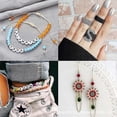 thumbnail image 3 of Kit para hacer pulseras de cuentas (5000 piezas) Cuentas de arroz de vidrio Cuentas con letras inglesas para pulseras, 3 of 3