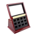 thumbnail image 1 of Caja de exhibición de anillo Sunnimix Caja de almacenamiento de madera 12 ranuras Vitrina de anillo, 1 of 6