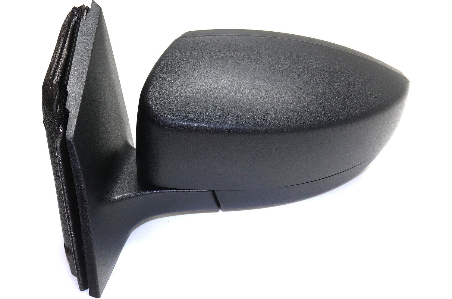 Mirror Compatible With 2012-2014 Ford Focus Left Driver Side w/ Blind Spot Corner Glass Textured Black Kool-Vue