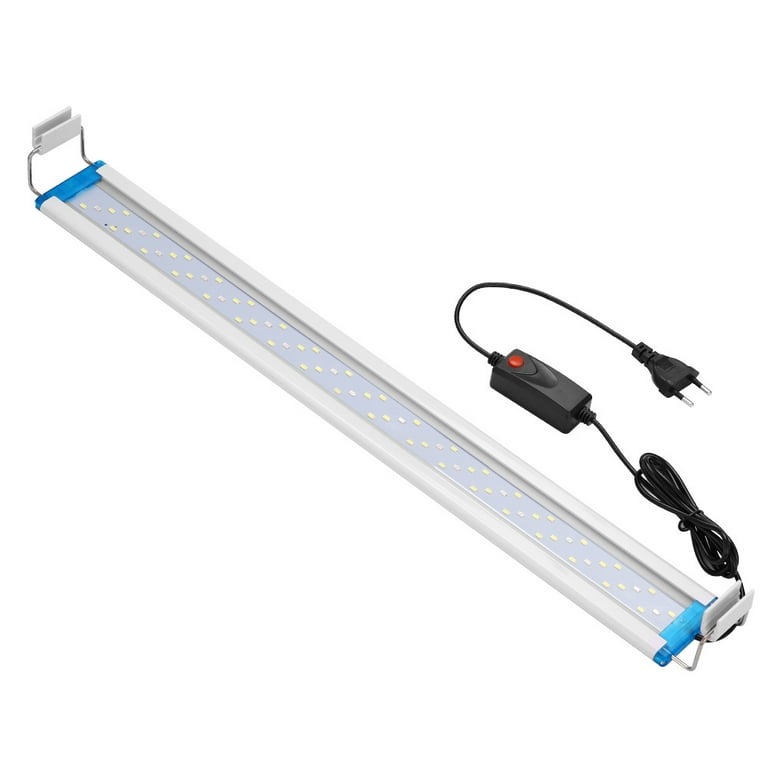 Arealer Ultra-thin Aquarium Light LED Light 8 Watts for 7 to 12 Inch Fish  Tank Light Three Color Modes Adjustable Fish Tank Light with Extendable  Bracket 