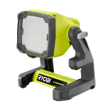 RYOBI Cordless ONE+ 18V 1800 Lumens Hybrid LED Flood Light Bare Tool