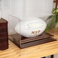 thumbnail image 6 of DECOMIL- Football Display Case 4 Sides Visible UV Protection, Cherry Finish, 6 of 6