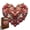 Heart-Shaped Puzzle - Piggy Bank Model L, variant on Mindful Zen-Heart Wood Puzzle for Adults, Complex Irregular Rose Jigsaw with Hidden Fragments for Deep Relaxation, High-Performance Mental Vitality Gift, Small