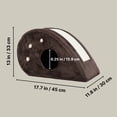 thumbnail image 4 of TRIXIE Topi Plush Cover Indoor Cat Condo with Sisal Scratching Surface & Cat Toys, Brown, 4 of 7