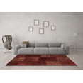thumbnail image 3 of Ahgly Company Indoor Rectangle Patchwork Brown Transitional Area Rugs, 2' x 4', 3 of 4